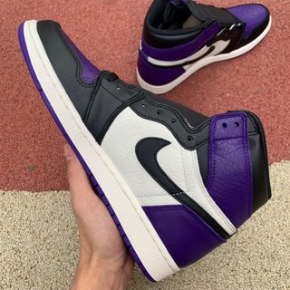 LJR Batch-Air Jordan 1 Retro High OG “Black Purple Toe"