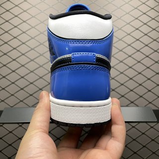 DT Batzh-  Air Jordan 1 Mid " Signal Blue "