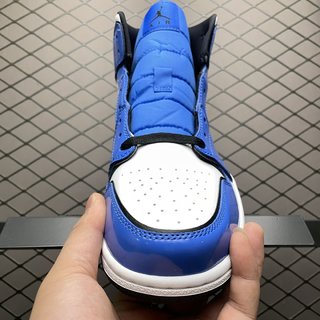 DT Batzh-  Air Jordan 1 Mid " Signal Blue "