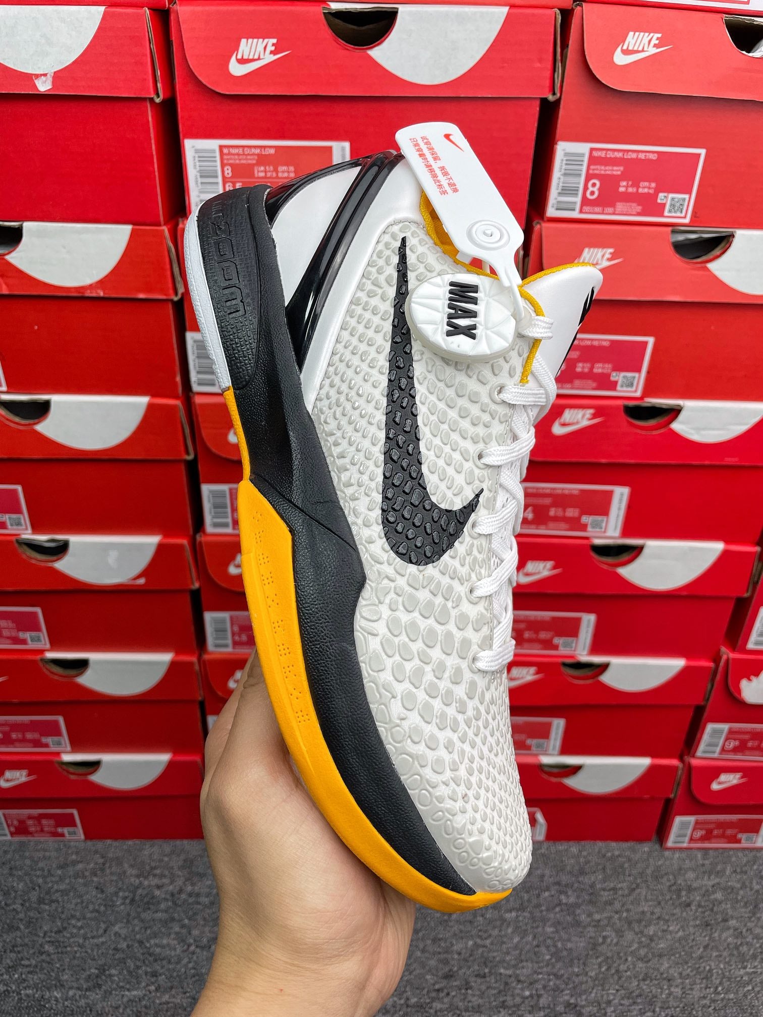 MAX Batch-Nike Kobe 6 Protro "White Del Sol"