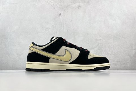 G Batch-Nike Dunk Low "Black Suede"