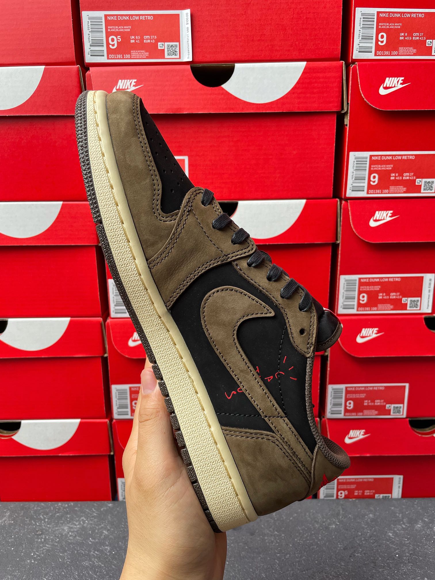 LJR Batch-Travis Scott x Air Jordan AJ1 "Mocha"