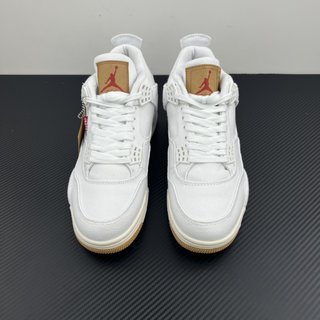 PB Batch-Jordan Air Jordan 4 levis white (levis tag)