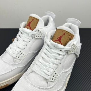 PB Batch-Jordan Air Jordan 4 levis white (levis tag)