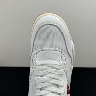 PB Batch-Jordan Air Jordan 4 levis white (levis tag)