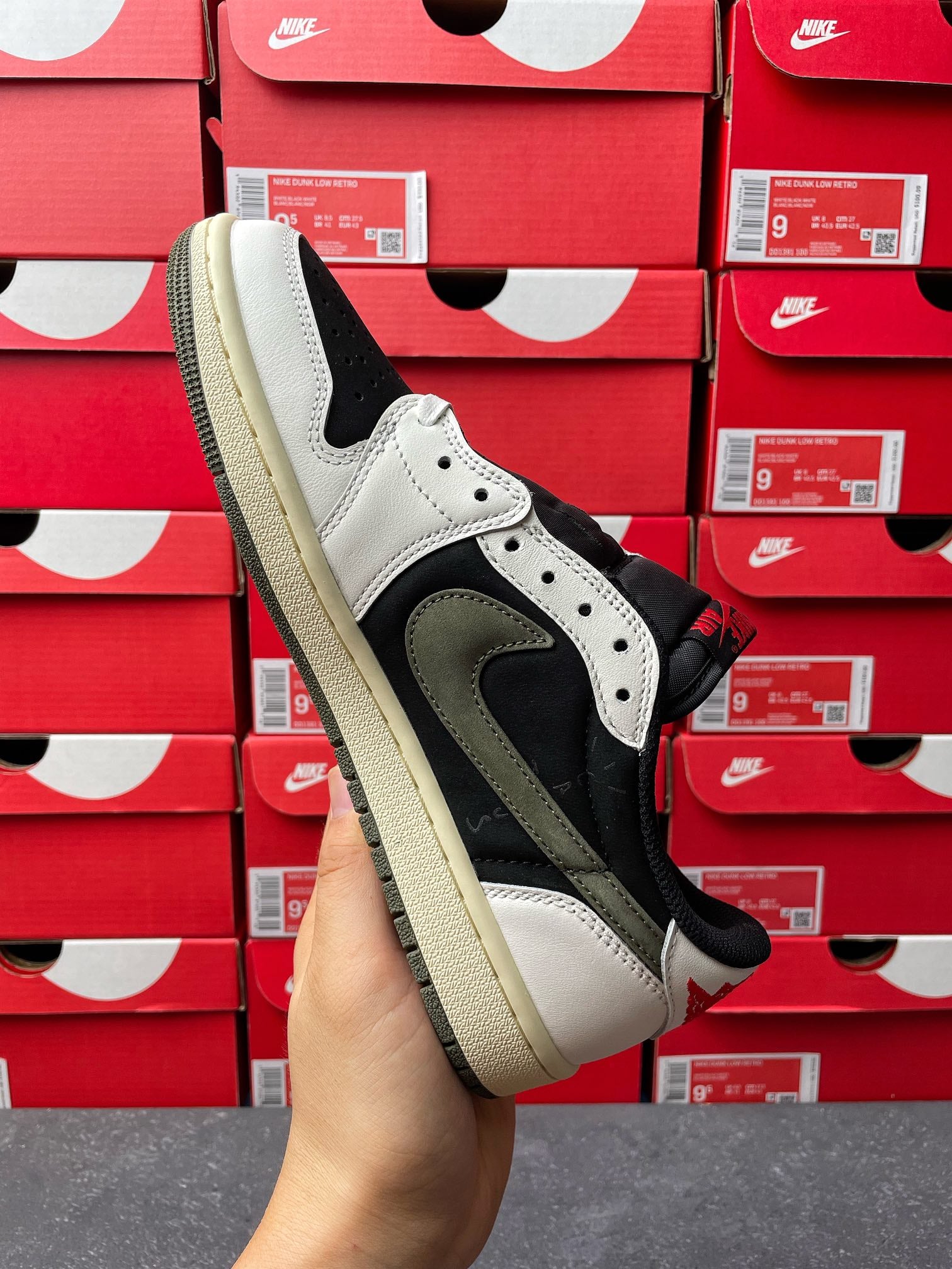 LJR Batch-Travis Scott x Air Jordan AJ1 "Olive"