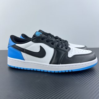 DT Batch-Air Jordan 1 Low 'Black and Dark Powder Blue'