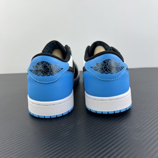 DT Batch-Air Jordan 1 Low 'Black and Dark Powder Blue'