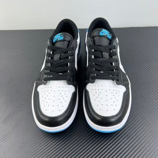 DT Batch-Air Jordan 1 Low 'Black and Dark Powder Blue'