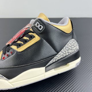 PB Batch-Air Jordan 3 Betro "Black Gold"