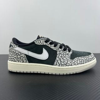 DT Batch-Air Jordan 1 Low OG "Black Elephant"