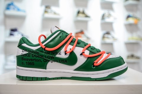 AY Batch-Off-White x Nike Dunk Low LTHR OW