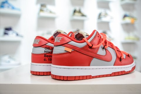 AY Batch-Off-White x Nike Dunk Low LTHR OW