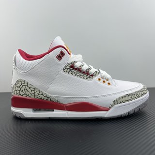 PB Batch-Air Jordan 3 "'cardinal red"'