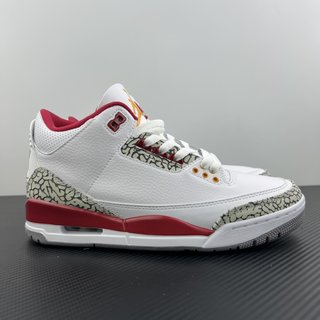 PB Batch-Air Jordan 3 "'cardinal red"'