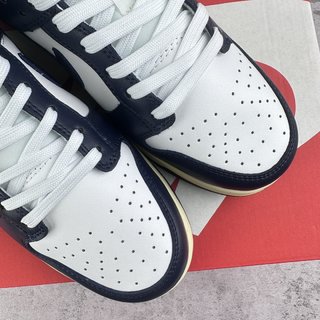 G Batch-Nike Dunk Low "Midinight Navy and White”